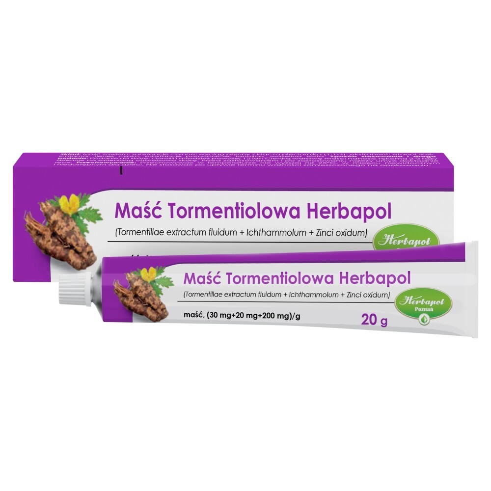 30 mg + 20 mg + 200 mg Tormentiolowa maść 20 g