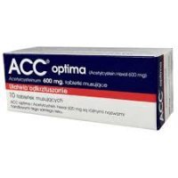 ACC optima 600 mg, 10 tabletek musujących (import równoległy Inpharm)