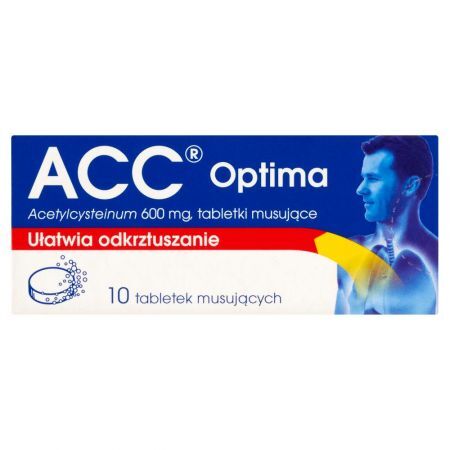 ACC Optima 600 mg x 10 tabletek musujących