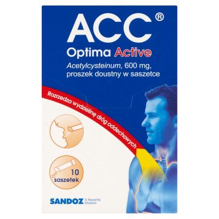 ACC Optima Active 600 mg Lek 10 sztuk