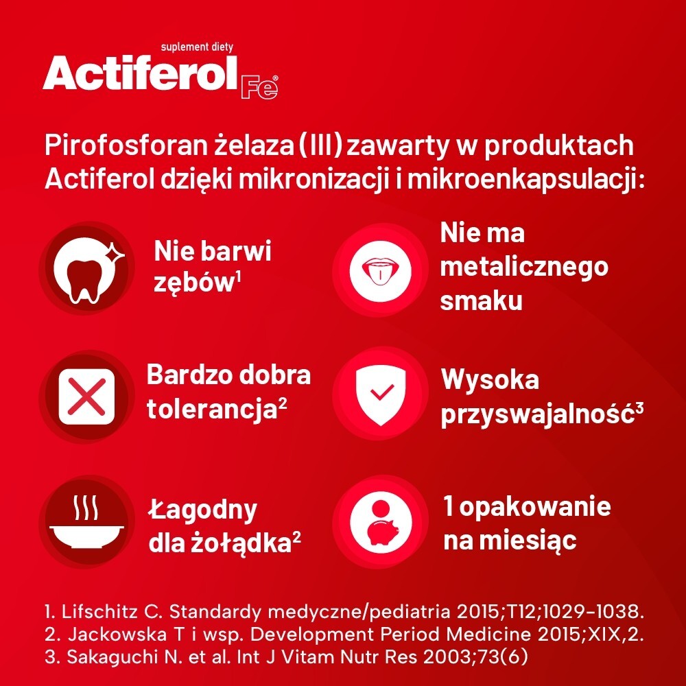Actiferol Fe Forte, kapsułki otwierane, 60 kapsułek