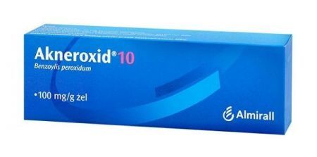 Akneroxid 10 100 mg/ g, żel, 50 g