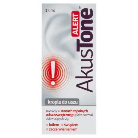 AkusTone alert Wyrób medyczny krople do uszu 15 ml