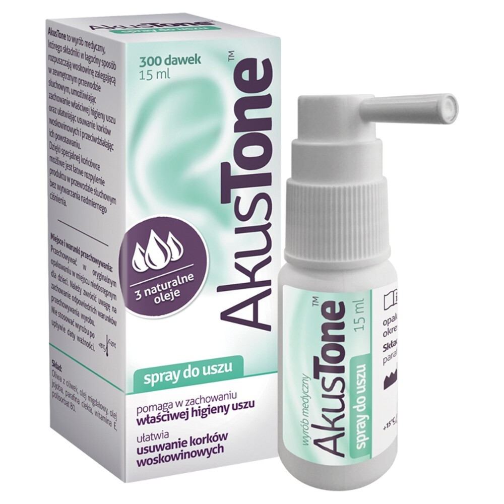 AkusTone Spray do uszu 15 ml