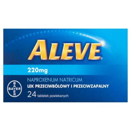 Aleve Lek przeciwbólowy i przeciwzapalny 24 tabletki