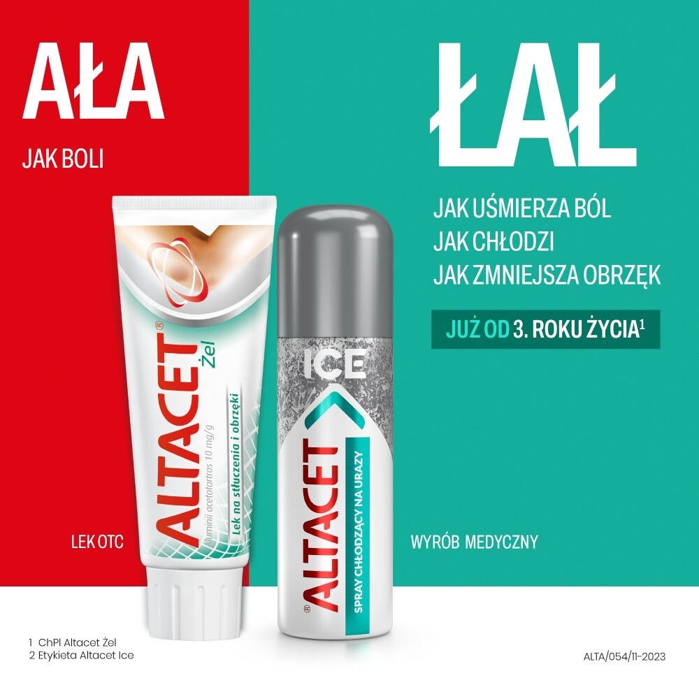 Altacet 10 mg/g Lek na stłuczenia i obrzęki 75 g