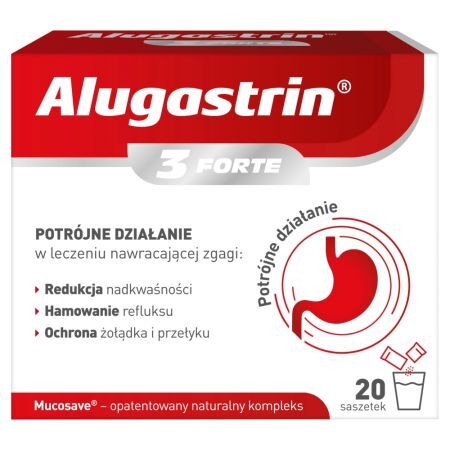 Alugastrin 3 Forte Wyrób medyczny 60 g (20 x 3 g)