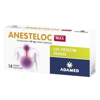 Anesteloc Max 20 mg, 14 tabletek