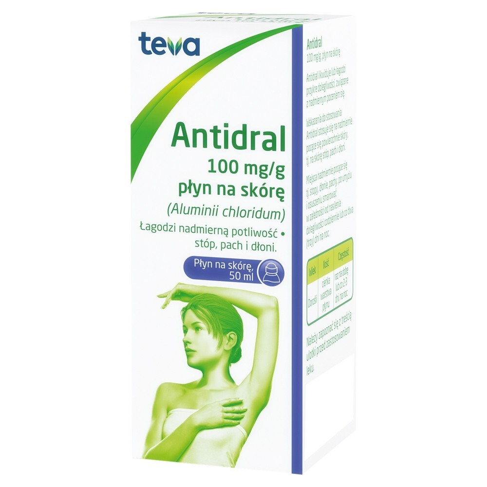 Antidral, płyn na skórę, (100 mg / g), 50 ml