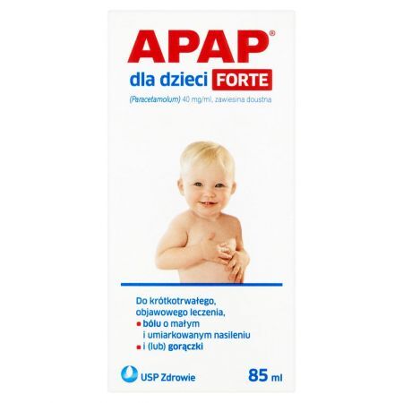 Apap dla dzieci Forte Zawiesina doustna 85 ml