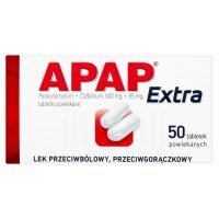 Apap Extra, 50 tabletek powlekanych