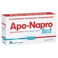 Apo-Napro Fast 220mg 20 kapsułek miękkich