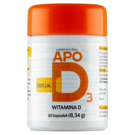 ApoD3 Suplement diety witamina D 1000 j.m. 8,34 g (60 sztuk)