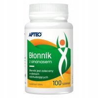 Apteo, Błonnik z ananasem, tabletki, 100 tabletek
