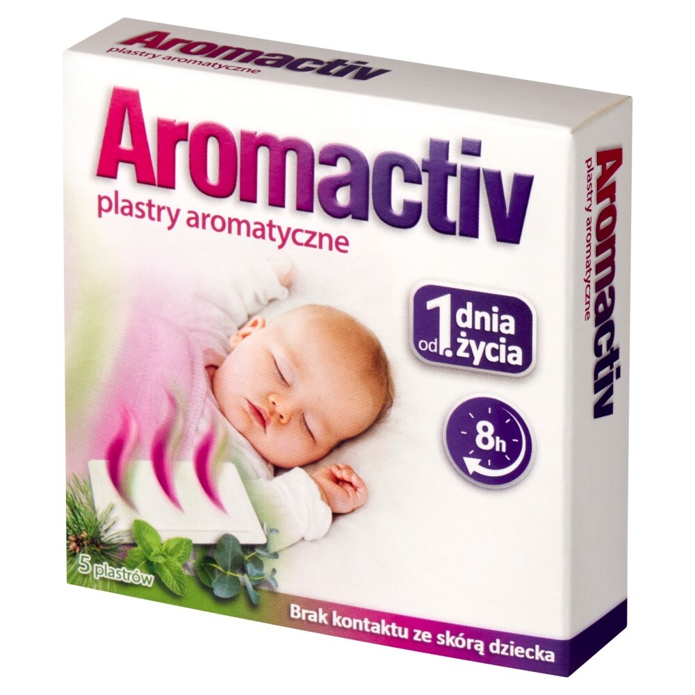 Aromactiv+ Plastry aromatyczne 5 sztuk
