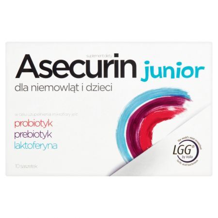Asecurin junior Suplement diety 26 g, 10 saszetek