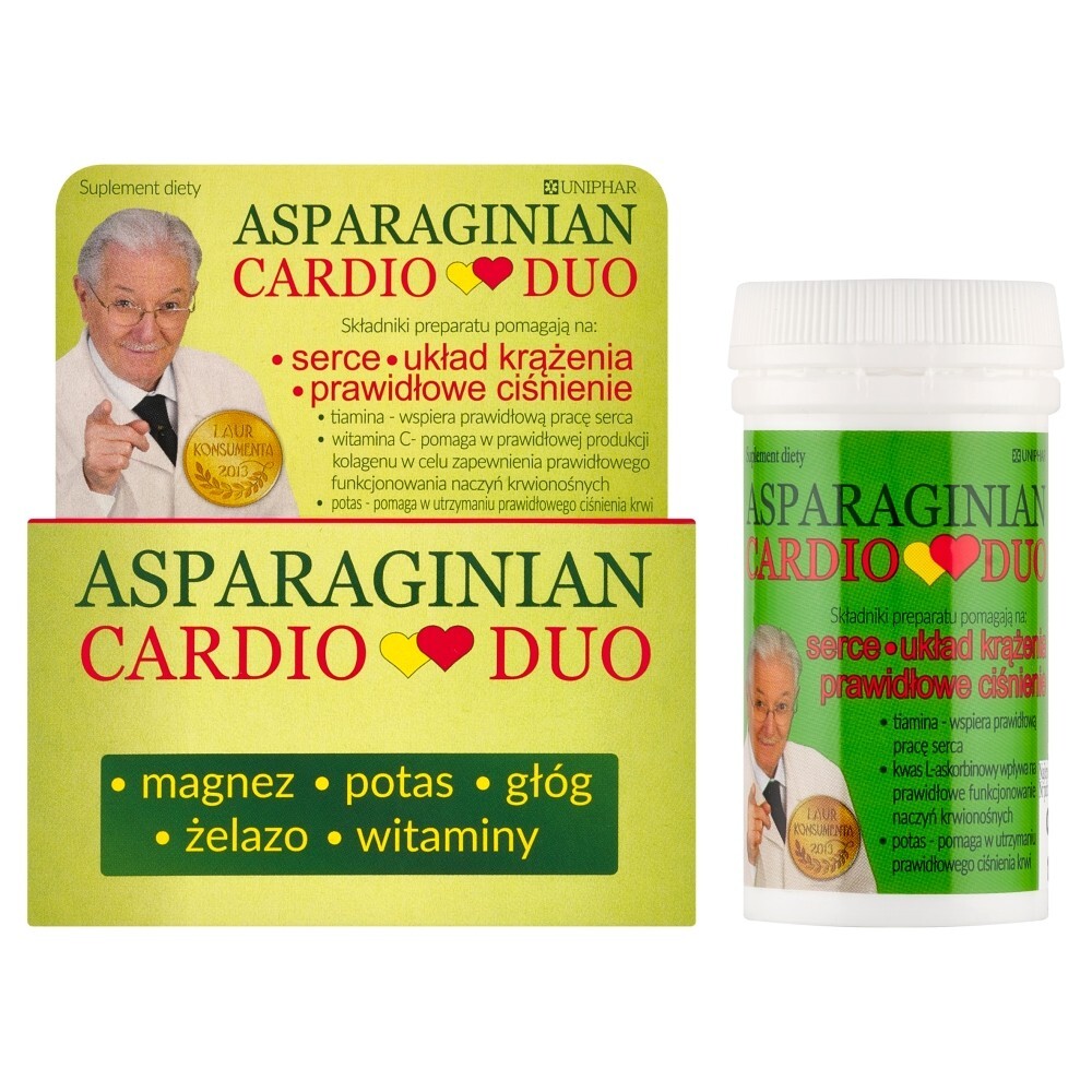 Asparginian CardioDuo, 50 tabletek