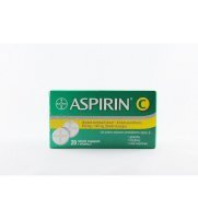 Aspirin C, 400 mg + 240 mg, tabletki musujące, 20 sztuk