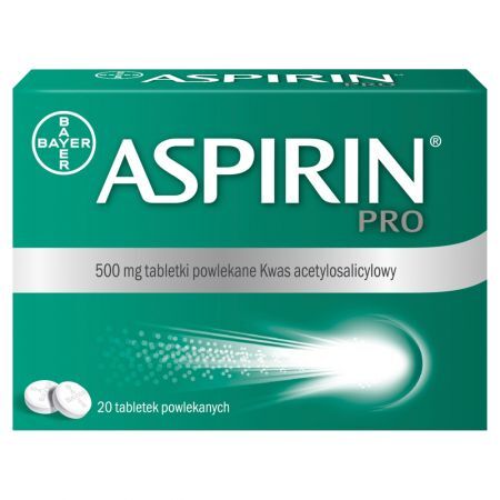 Aspirin Pro Tabletki powlekane 20 tabletek