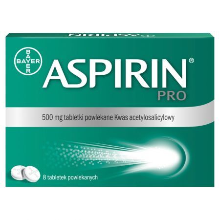 Aspirin Pro Tabletki powlekane 8 tabletek