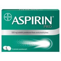 Aspirin Pro Tabletki powlekane 8 tabletek