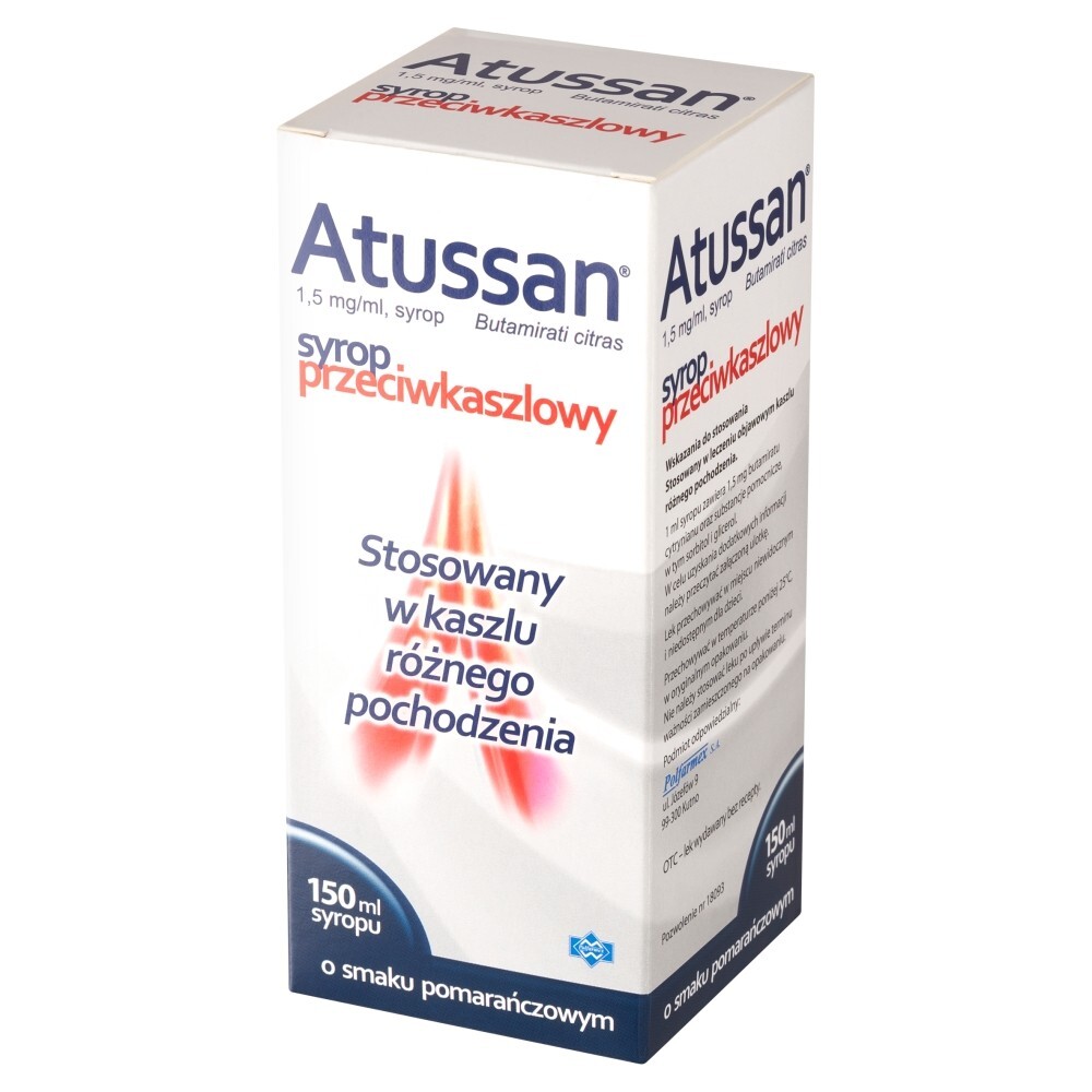 Atussan syrop 1,5 mg/ml 150 ml