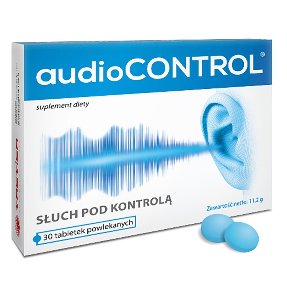 Audiocontrol, suplement diety, 30 tabletek