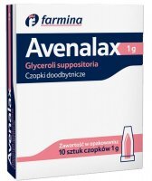 Avenalax (Czopki glicerolowe), 1 g, 10 czopków (Avena)