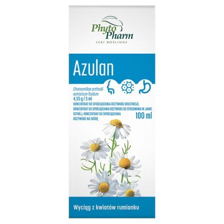 Azulan Produkt leczniczy koncentrat do sporządzania roztworu 100 ml