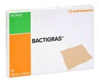 Bactigras opatrunek z chlorocheksydyną 10x10cm ,10sztuk