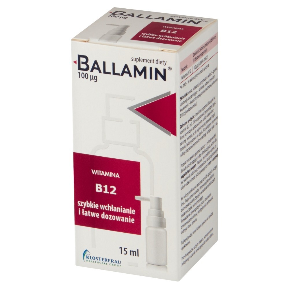 Ballamin spray do ust 15 ml