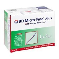 BD Micro-Fine Plus Strzykawka insulinowa 1