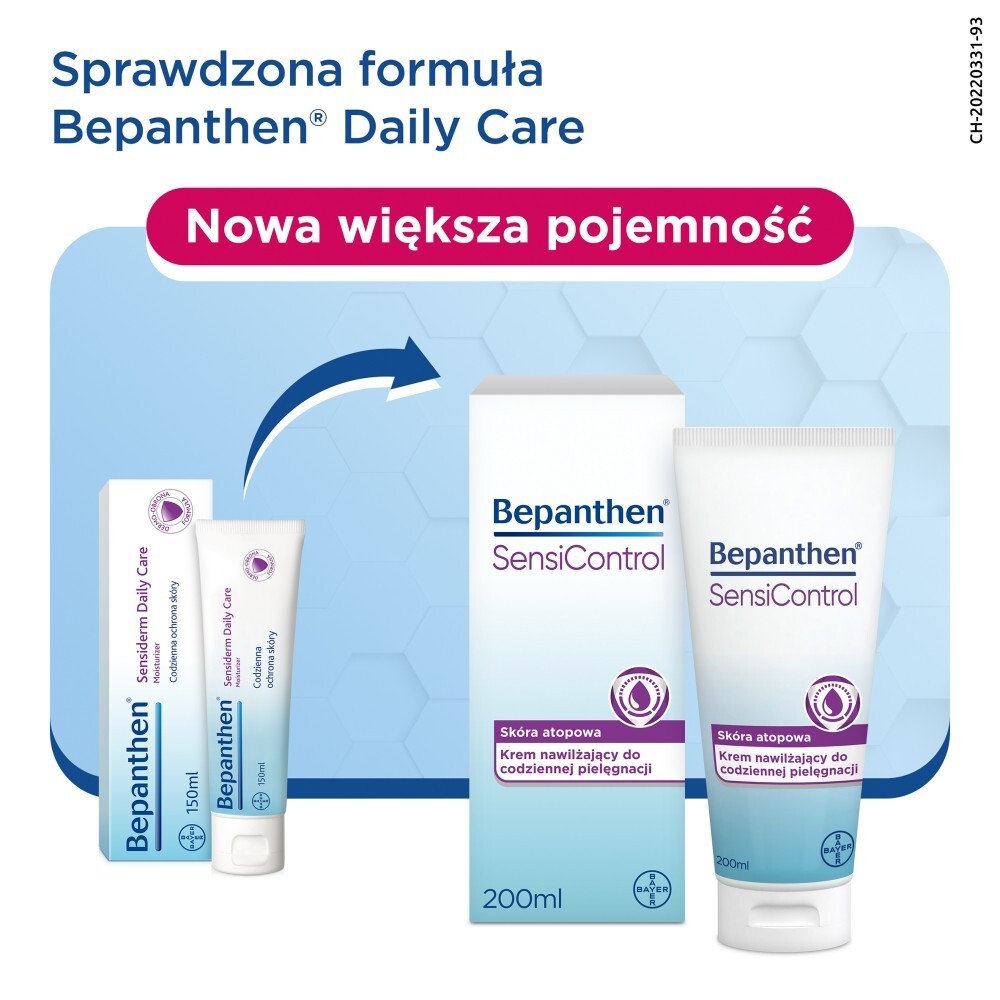 Bepanthen Sensicontrol krem 200 ml