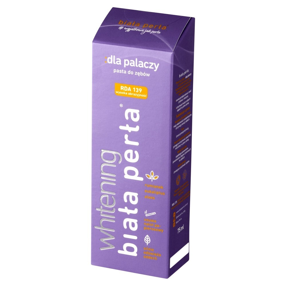 Biała Perła Pasta do zębów dla palaczy 75 ml
