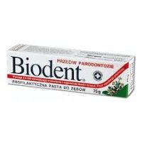 Biodent, pasta do zębów przeciw paradontozie, 75 g