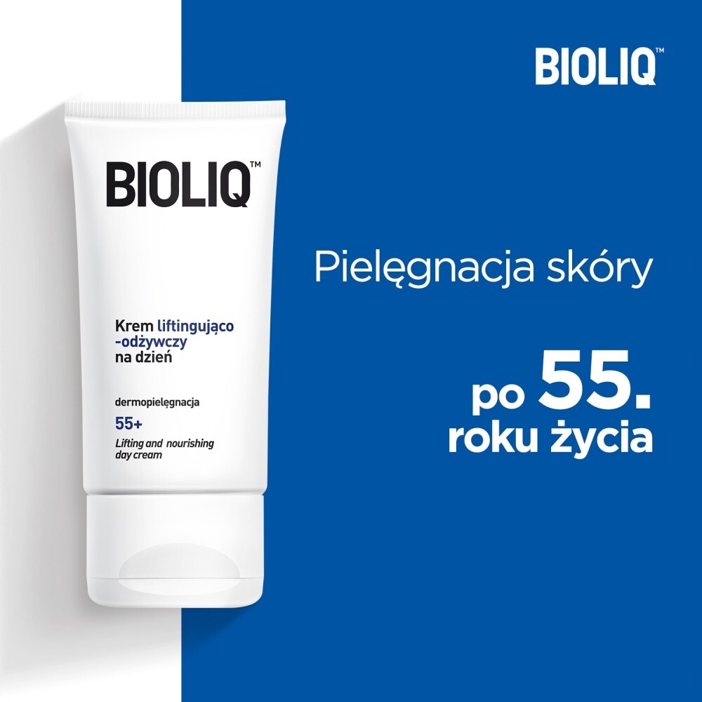 Bioliq 55+, krem liftingująco-odżywczy na dzień, 50 ml