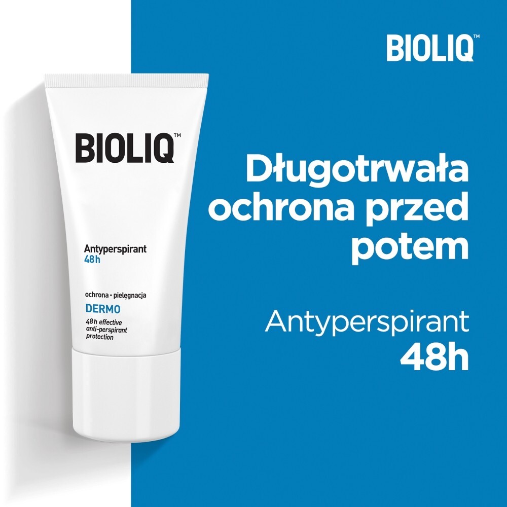 Bioliq Dermo, antyperspirant 48h, roll-on, 50 ml