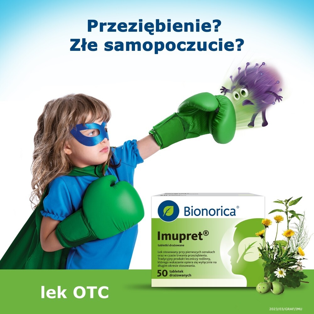 Bionorica Imupret Tabletki drażowane 50 sztuk