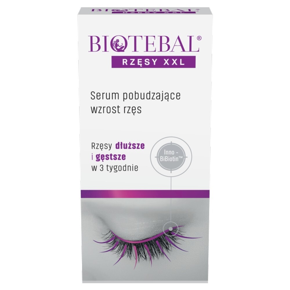 Biotebal rzęsy XXL, serum pobudzające wzrost rzęs, 3 ml