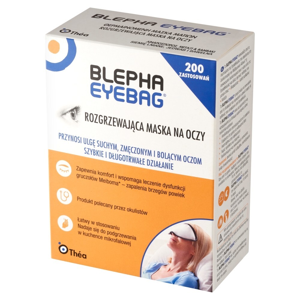 Blepha Eyebag, maska rozgrzewająca na oczy, 1 sztuka