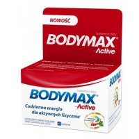Bodymax Active - multiwitamina z żen-szeniem dla osób aktywnych fizycznie, 60 tabletek