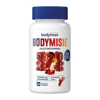 Bodymax Bodymisie żelki dla dzieci o smaku coli, 60 sztuk