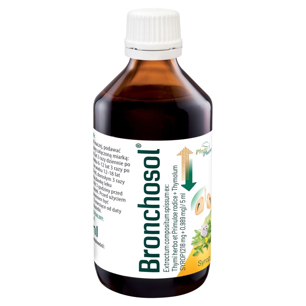 Bronchosol Produkt leczniczy syrop 200 ml