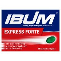 bum Express Forte, 400 mg, kapsułki miękkie, 24 kapsułki