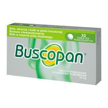 Buscopan tabl. 10 mg 20 tabl.