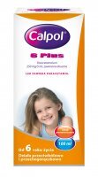 Calpol 6 Plus Zawiesina doustna smak pomarańczowy 100 ml
