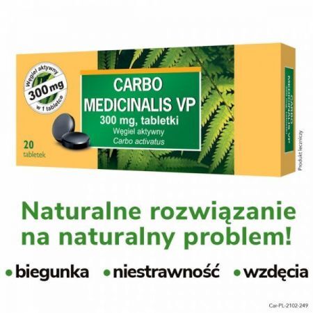Carbo medicinalis VP x 20tabl.