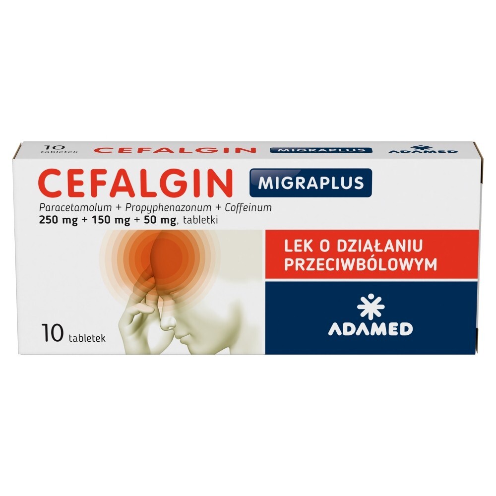 Cefalgin, 10 tabletek