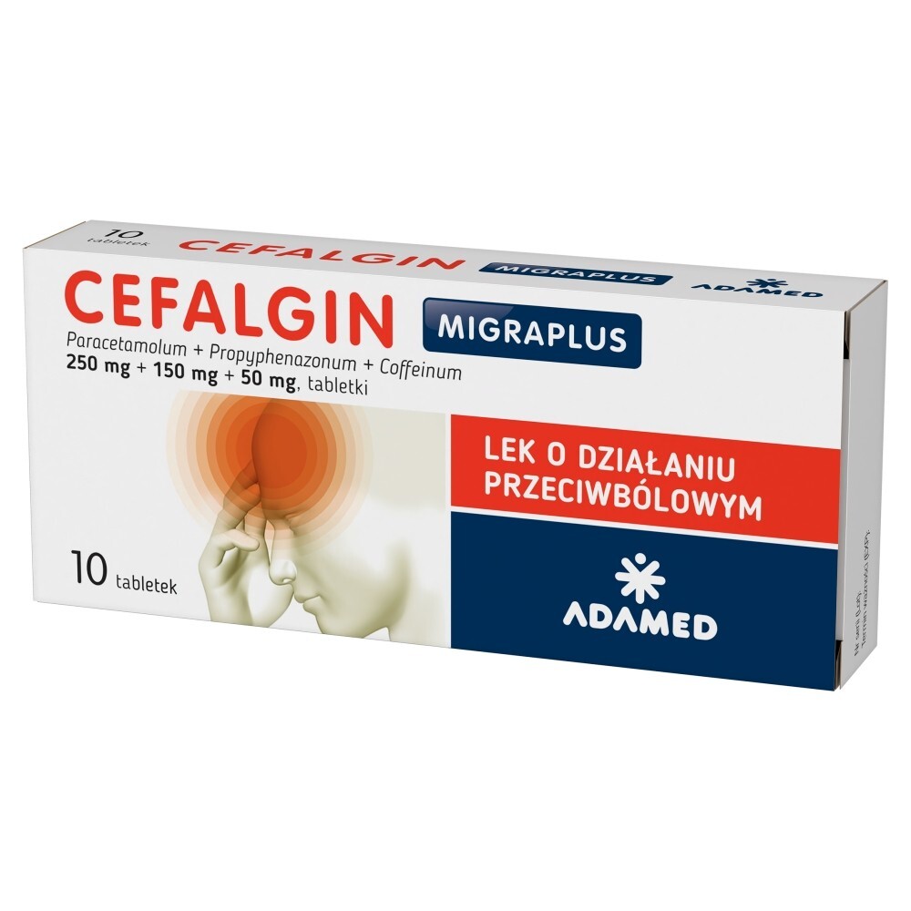 Cefalgin, 10 tabletek