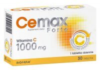 CeMax Forte, witamina C 1000 mg, 30 tabletek